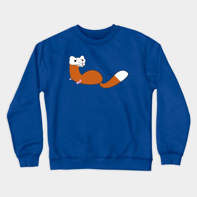 Malayan weasel Crewneck Sweatshirt by belettelepink